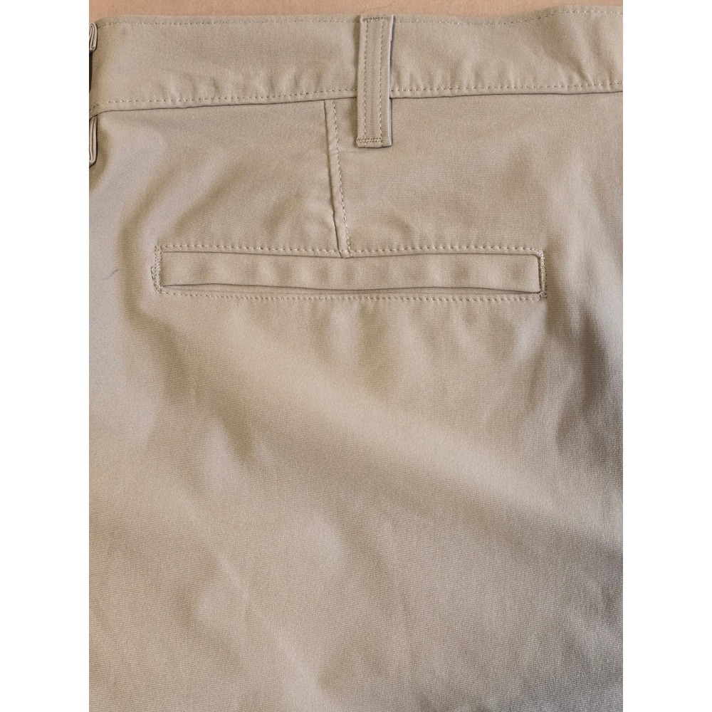😀Levi Strauss XX Chino Standard Fit Shorts Mens 38 Tan Khaki Flat Front Stretch - Picture 10 of 16